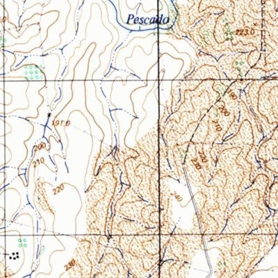 Instituto Geográfico Militar de Uruguay Cuchilla del Pescado (G21) digital map