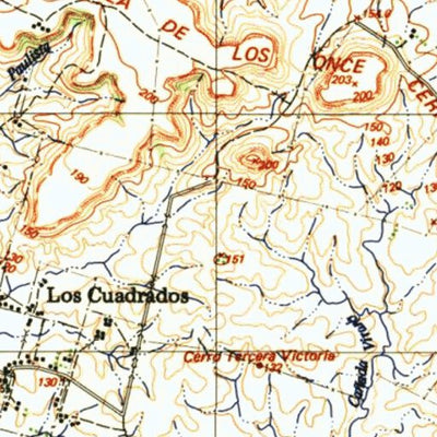 Instituto Geográfico Militar de Uruguay Curtina (J14) digital map