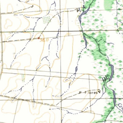 Instituto Geográfico Militar de Uruguay India Muerta (D24) digital map