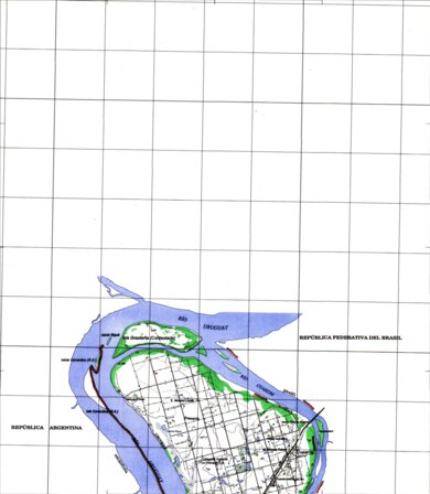 Instituto Geográfico Militar de Uruguay Isla Brasileña (O-N3) digital map