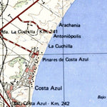 Instituto Geográfico Militar de Uruguay La Paloma (D28) digital map