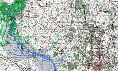 Instituto Geográfico Militar de Uruguay Los Cerrillos (K28) digital map