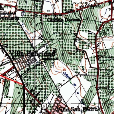Instituto Geográfico Militar de Uruguay Los Cerrillos (K28) digital map