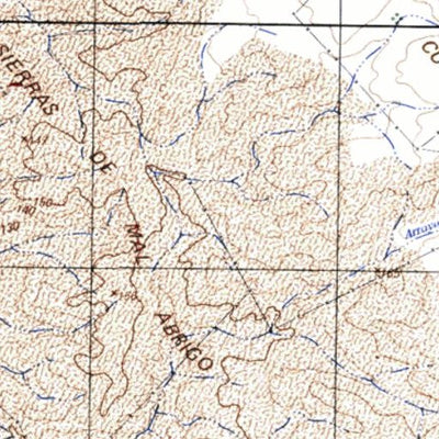 Instituto Geográfico Militar de Uruguay Mal Abrigo (M25) digital map
