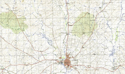 Instituto Geográfico Militar de Uruguay Melo (D15) digital map