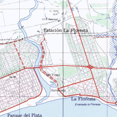 Instituto Geográfico Militar de Uruguay Mosquitos-Altántida (H28-29) digital map