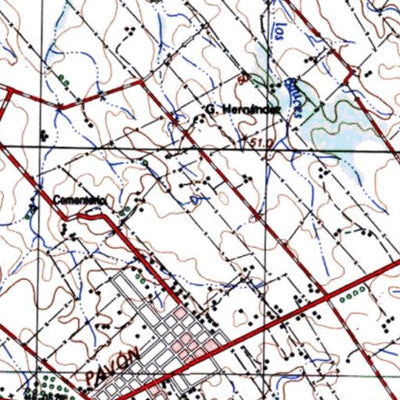 Instituto Geográfico Militar de Uruguay Nueva Helvecia (M26) digital map
