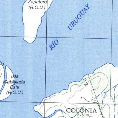 Instituto Geográfico Militar de Uruguay Nuevo Berlín (P19) digital map