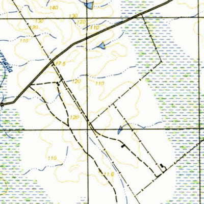 Instituto Geográfico Militar de Uruguay Paso de Aguiar (F15) digital map