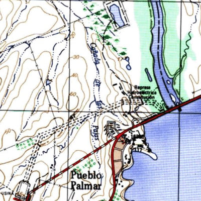 Instituto Geográfico Militar de Uruguay Paso del Palmar (N19) digital map