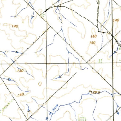 Instituto Geográfico Militar de Uruguay Paso Mazangano (E14) digital map