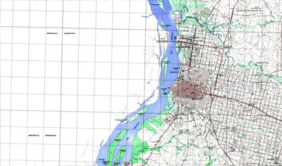 Instituto Geográfico Militar de Uruguay Paysandú (P15) digital map