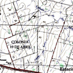 Instituto Geográfico Militar de Uruguay Porvenir (O15) digital map