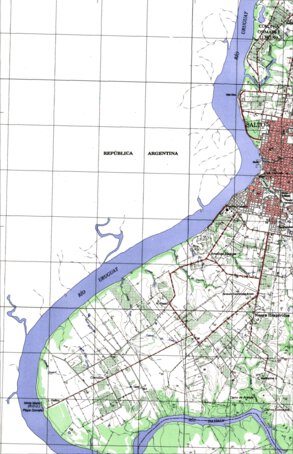 Instituto Geográfico Militar de Uruguay Salto Chico (P10) digital map
