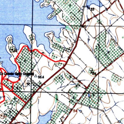 Instituto Geográfico Militar de Uruguay Salto Grande (O9) digital map