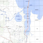 Instituto Geográfico Militar de Uruguay San Miguel (B22) digital map