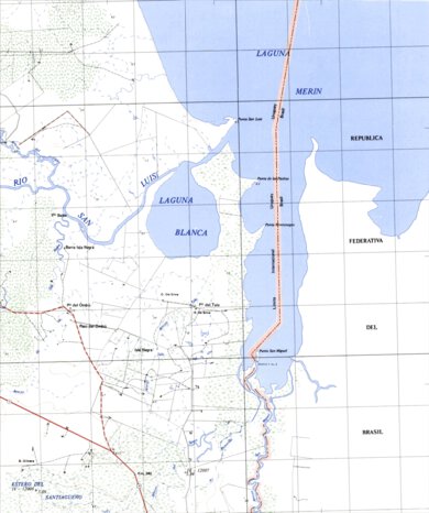 Instituto Geográfico Militar de Uruguay San Miguel (B22) digital map