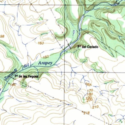 Instituto Geográfico Militar de Uruguay Sarandí del Arapey (K8) digital map
