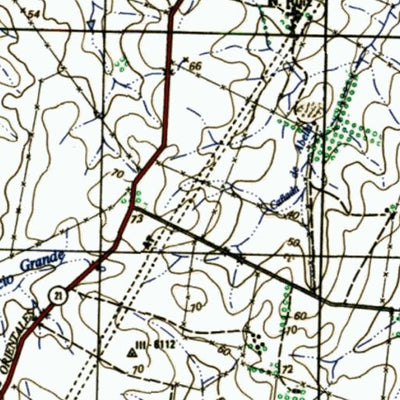 Instituto Geográfico Militar de Uruguay Soriano (P21) digital map