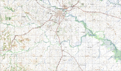 Instituto Geográfico Militar de Uruguay Tacuarembó (J12) digital map