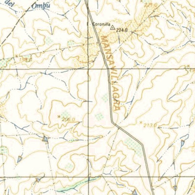 Instituto Geográfico Militar de Uruguay Timote (H23) digital map