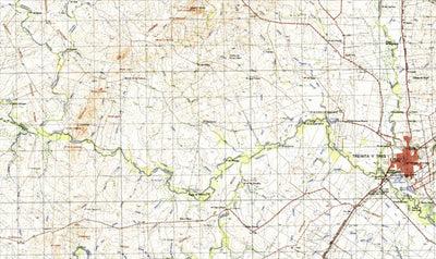 Instituto Geográfico Militar de Uruguay Treinta y Tres (E20) digital map