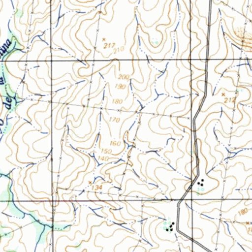 Zapicán (F22) Map by Instituto Geografico Militar de Uruguay | Avenza Maps