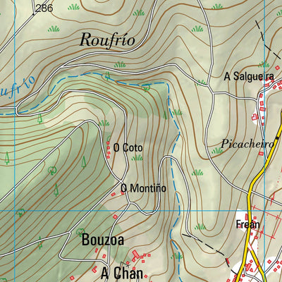 Instituto Geográfico Nacional de España Abegondo (0045-4) digital map