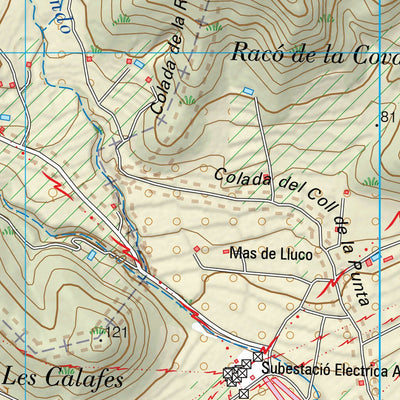 Instituto Geográfico Nacional de España Alcanar (0547-3) digital map