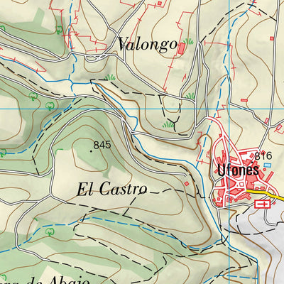 Instituto Geográfico Nacional de España Alcañices (0338-4) digital map