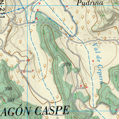 Instituto Geográfico Nacional de España Alcañiz (0469-3) digital map