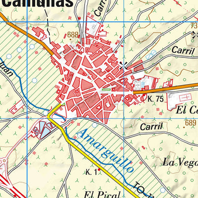 Instituto Geográfico Nacional de España Alcázar de San Juan (0713) digital map