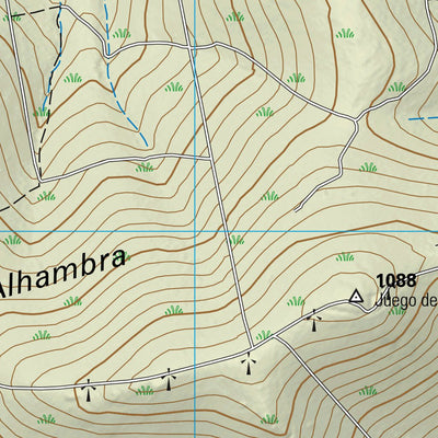 Instituto Geográfico Nacional de España Alhambra (0787-3) digital map