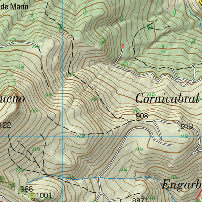 Instituto Geográfico Nacional de España Arguellite (0888-1) digital map