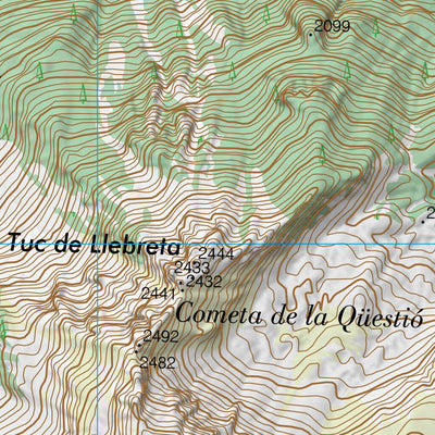 Instituto Geográfico Nacional de España Boí (0181-3) digital map