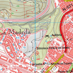 Instituto Geográfico Nacional de España Cáceres (0704-1) digital map