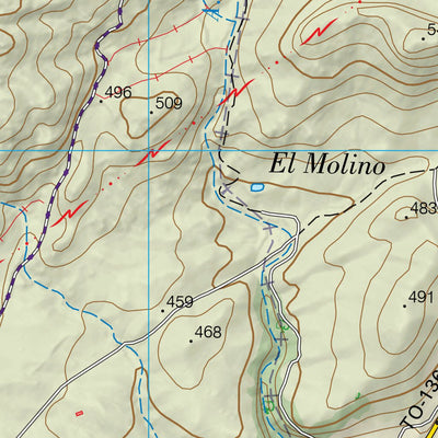 Instituto Geográfico Nacional de España Castillo de Bayuela (0602-2) digital map