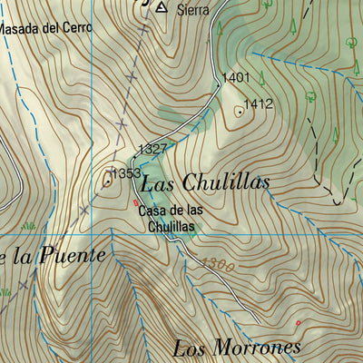 Instituto Geográfico Nacional de España Cirugeda (0518-4) digital map
