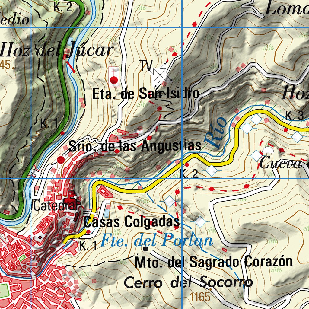 Cuenca 0610 Map By Instituto Geografico Nacional De Espana Avenza Maps 