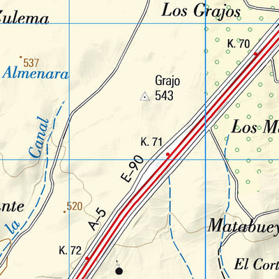 Instituto Geográfico Nacional de España Fuensalida (0603) digital map