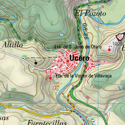 Instituto Geográfico Nacional de España Fuentearmegil (0348-3) digital map