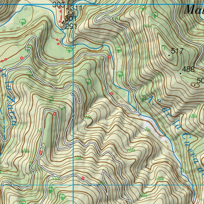 Instituto Geográfico Nacional de España Gaucín (1064-4) digital map