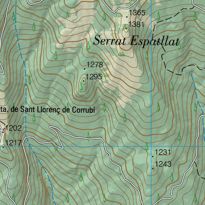 Instituto Geográfico Nacional de España Gombrèn (0255-4) digital map
