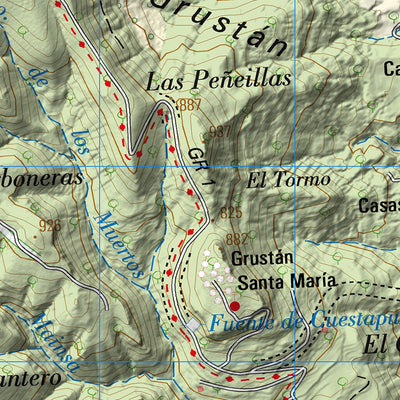 Instituto Geográfico Nacional de España Graus (0250) digital map