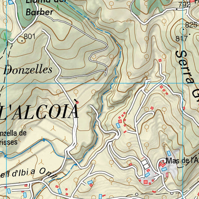 Instituto Geográfico Nacional de España Ibi (0846-2) digital map