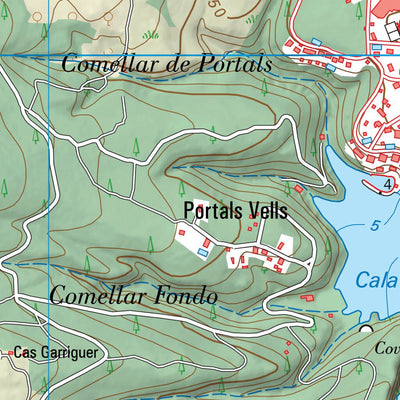 Instituto Geográfico Nacional de España Illa del Toro y Cap de Cala Figuera (0723-1) digital map