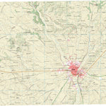 Instituto Geográfico Nacional de España Iniesta (0718-1) digital map