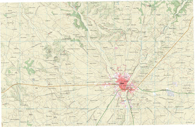 Instituto Geográfico Nacional de España Iniesta (0718-1) digital map