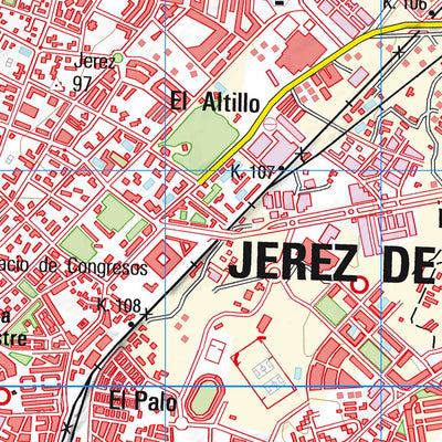 Instituto Geográfico Nacional de España Jerez de la Frontera (1048) digital map