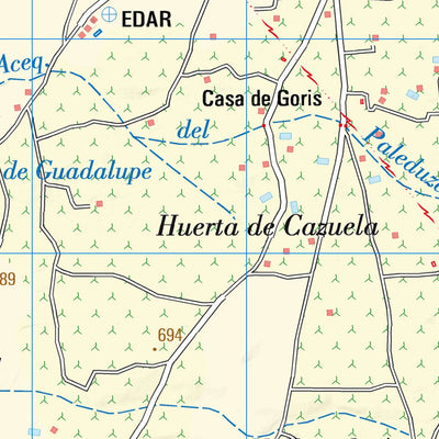 Instituto Geográfico Nacional de España Las Pedroñeras (0715) digital map